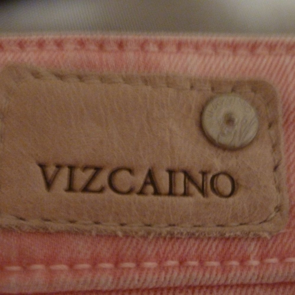 Vizcaino Premium Denim Original Rise Skinny Ankle Marble Jeans NEW Made in USA